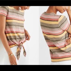 Madewell Tie-up T-shirt 💕